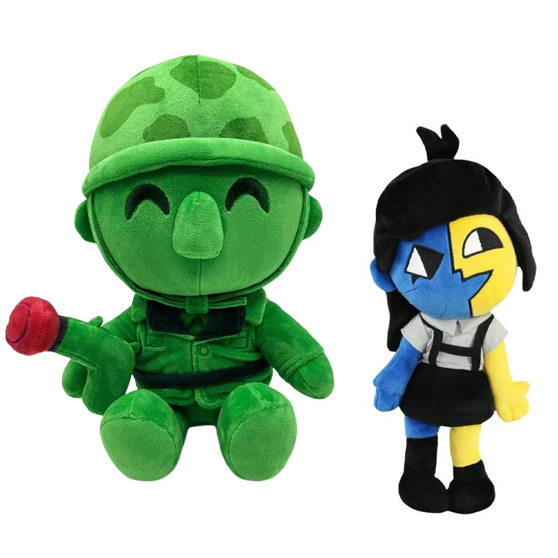 

New Mini Royale Plush Funny Green Warrior Stuffed Doll Cute Stuffed Animal Pillow Game Peripheral Plushines For Kid Gifts