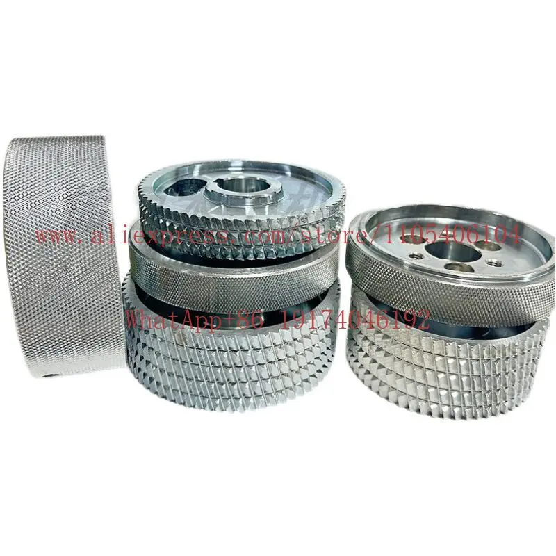 Four-sided planer steel wheel woodworking feeding wheel embossing four-sided planer rubber wheel