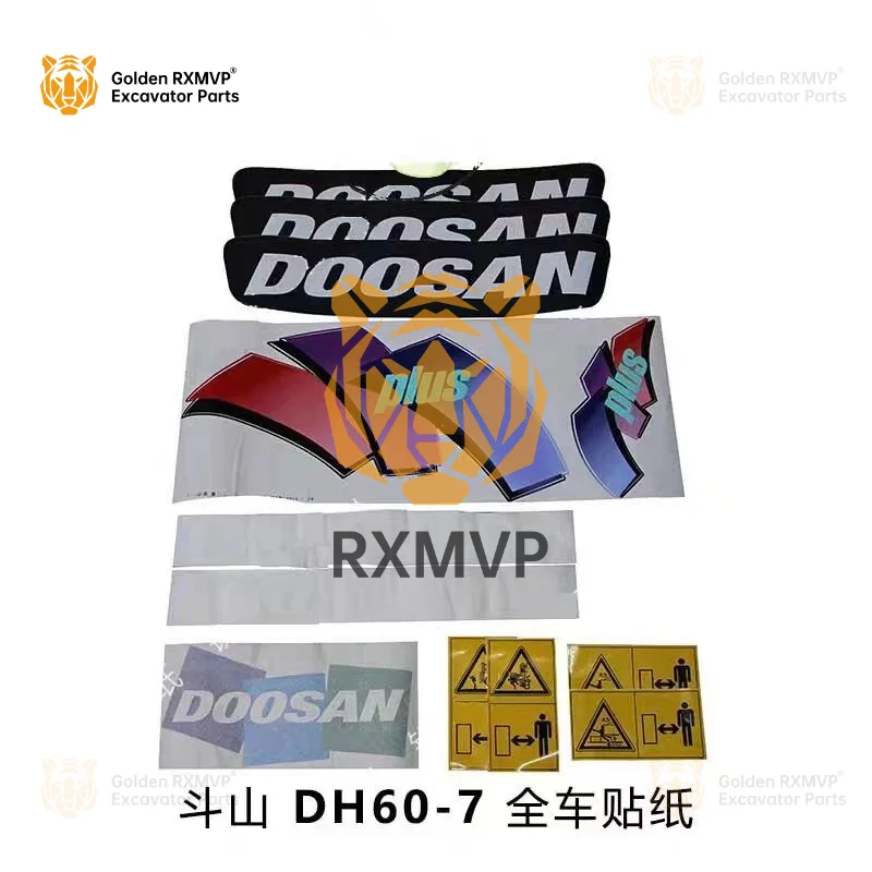 For body sticker Parts Doosan Deawoo DH55/60/80-7/DX55/60/80GOLD Excavator