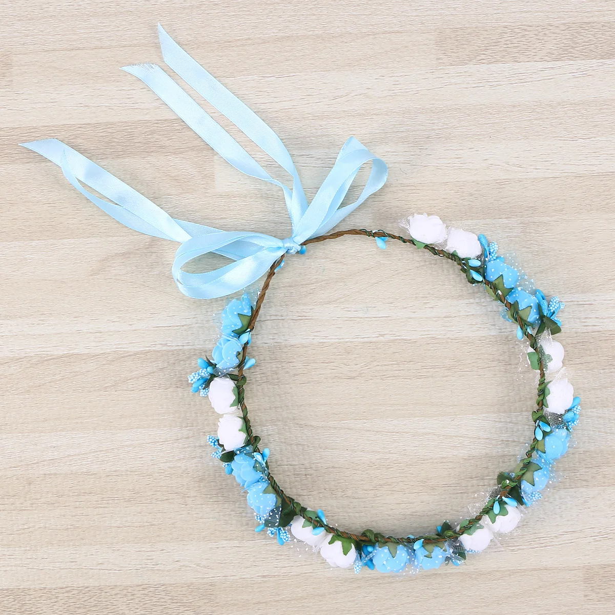 عصابة رأس زهرية قابلة للتعديل لحفلات الزفاف، تاج الزفاف، تاج الزهور، تصميم أنيق للتصوير الفوتوغرافي لحفلات الزفاف على الشاطئ #6