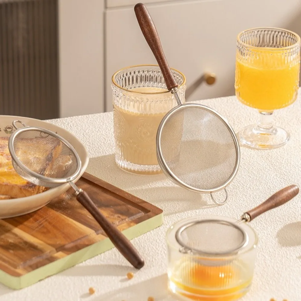 New Stainless Steel Matcha Sifter Very Fine Mesh Rust-Proof Tea Strainer Small Easy to Clean Food Sifters for Kitchen