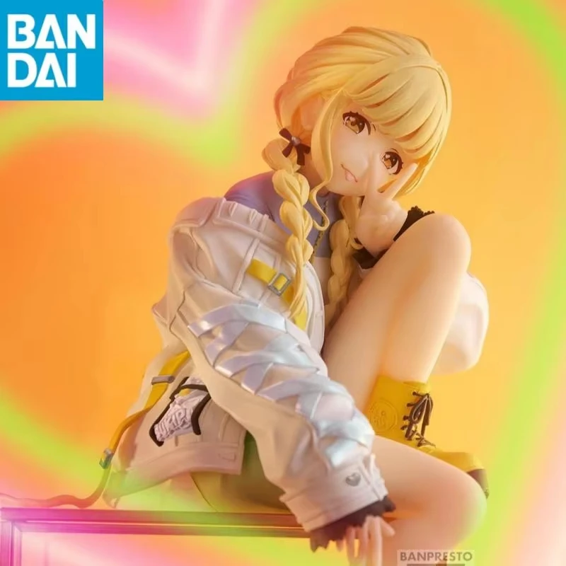 

Original BANDAI NAMCO in stock School Idol Master ESPRESTO Kotone Fujita PVC 18cm Sitting posture doll Desktop ornament Gifts