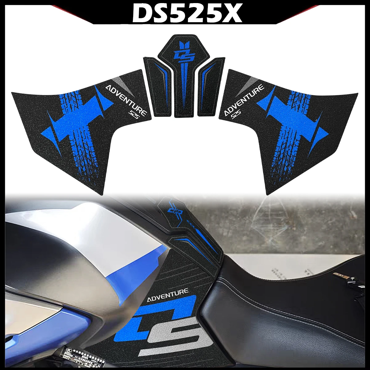 

For Voge 525 DSX VOGE DS525X Fuel Tank Stickers Matte Anti-slip Motorcycle Body Oil Tank Modification Moto Decals Accessories