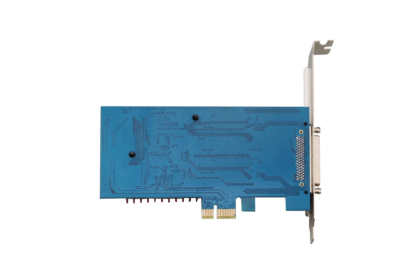 Placa de expansão PCIe 1x 8 portas RS422 RS485 de grau industrial com conversor multifuncional de isolamento fotoelétrico (DB9)