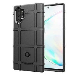 Shockproof Shield Case for Samsung Galaxy Note10 Plus Silicone Cases for galaxy note 10 plus 5g Armor Heavy Matte Soft Cover