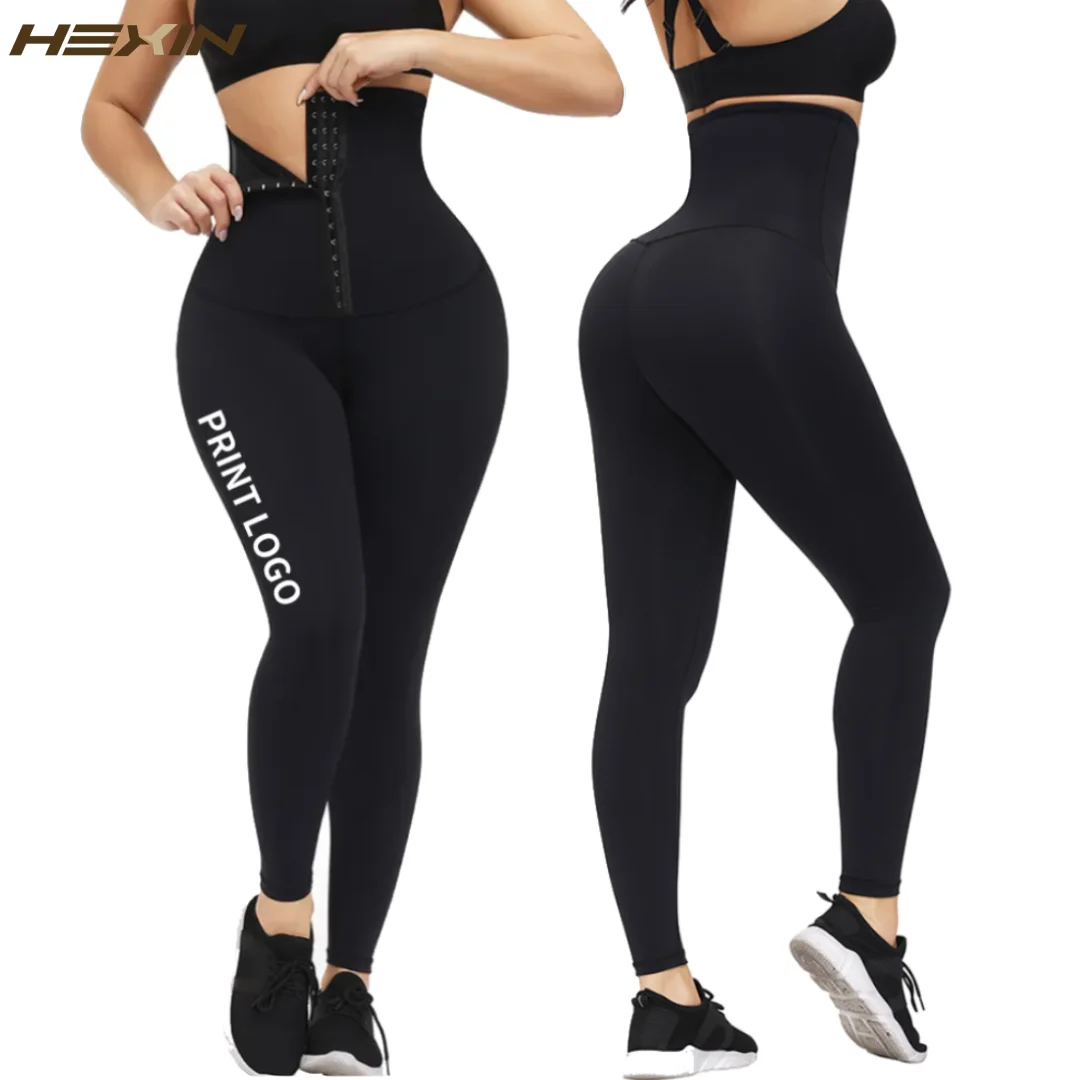 High Waist 3D Print Legging Women Corset Shapewear Women Panties Waist Trainer Slimming Sport Women Fitness Running Panty Shaper