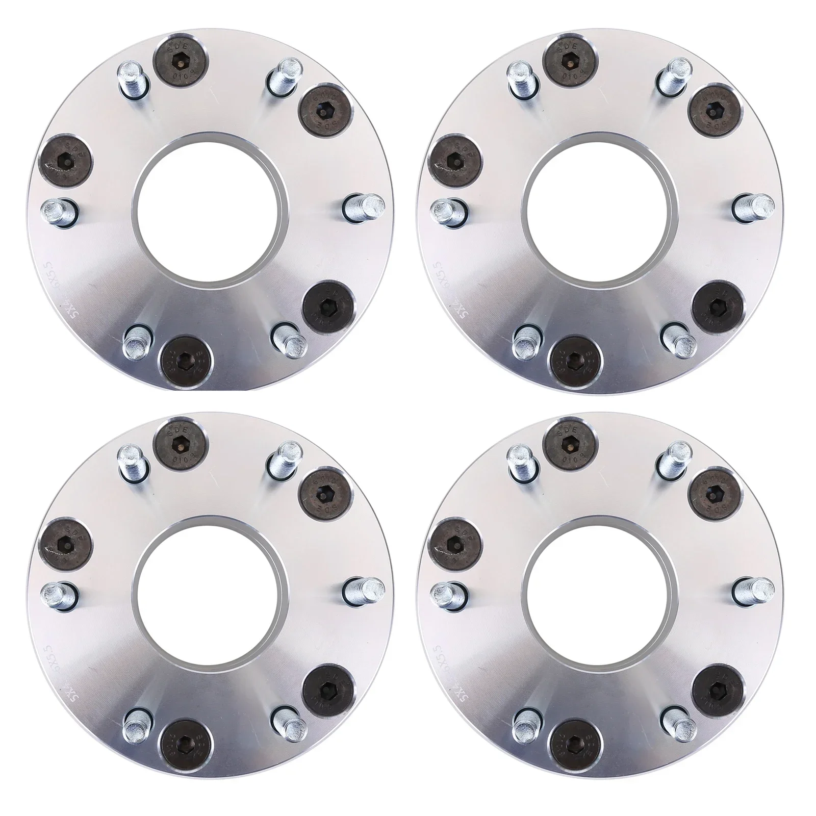 

4PCS 5x4.5inch to 6x5.5inch Flange Hubcentric Wheel Adapters 2inch 5x114.3mm to 6x139.7mm Hub Centric Wheel Adapter 74mm Hub Bor