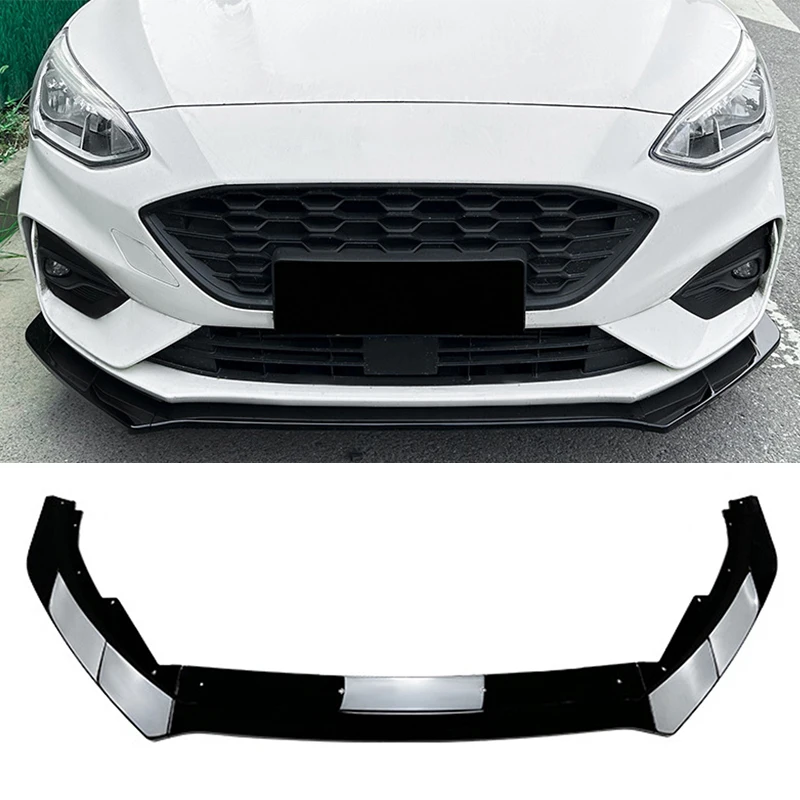 

For Ford Focus MK4 ST Line 2019-2022 Front Bumper Spoiler Lip Lower Body Kit Diffuser Splitter Tuning Guard