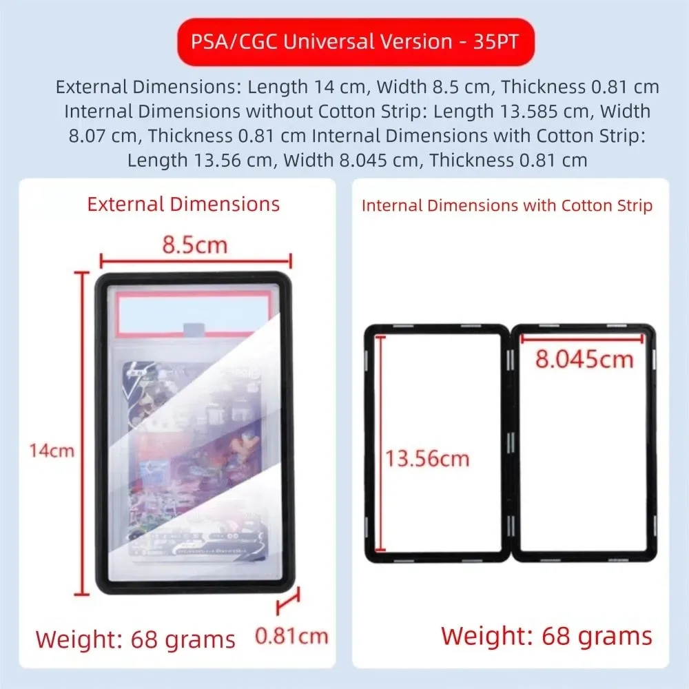 graded pokemon cards price 🧲 Magnetic Enhanced Acrylic Guard for PSA Graded Card Slabs – ☀️ UV Pr –  Spearing Collectibles main image 1