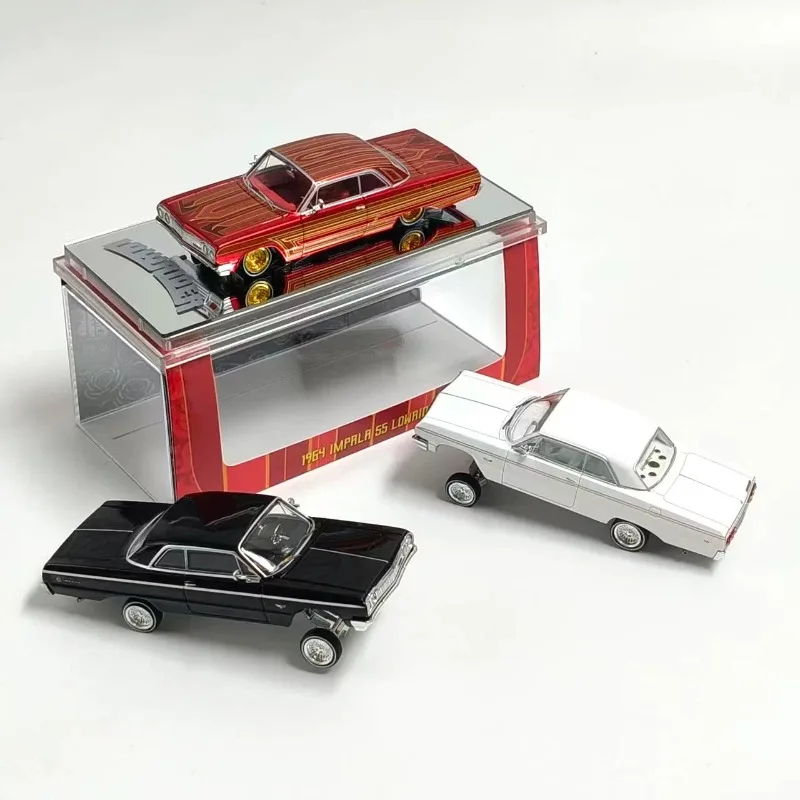 In Stock 1:64 97M 1964 Jumping Car Alloy Car Model Die-Cast Static Car Model Creative Decoration Item Holiday Gift