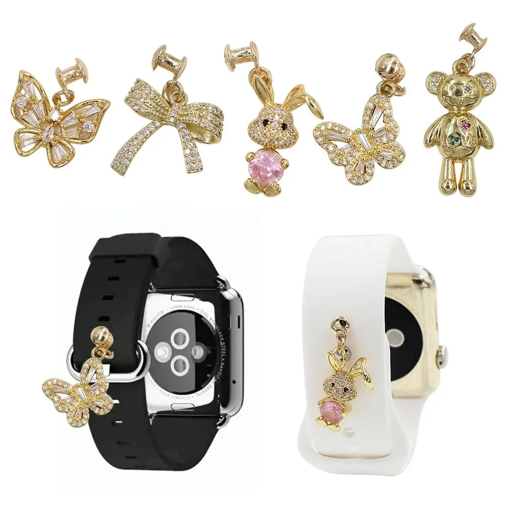 Multistyle for Apple Watch Band Pendant Wristbelt Charms Decorative Ring Watch Band Ornament Strap Accessories