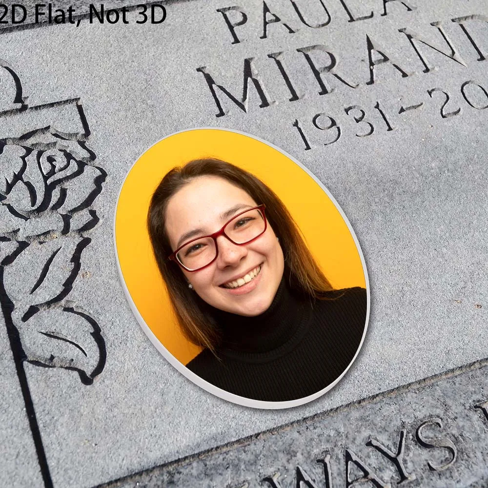 

Плоская 2D-плитка (не 3D) для индивидуального фото на памятник, идеально подходит для подарков на День матери, День отца и Пасху, с возможностью персонализации