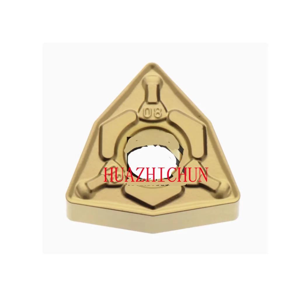 

HUAZHICHUN WNMG080408N-GU AC830P Carbide Inserts Milling Cutter Tool