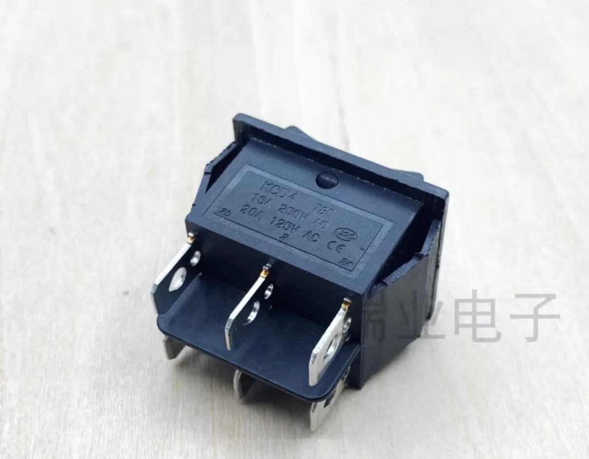 Bilateral self resetting ship button switch Automatically bounce back to the center 6-pin 3-speed