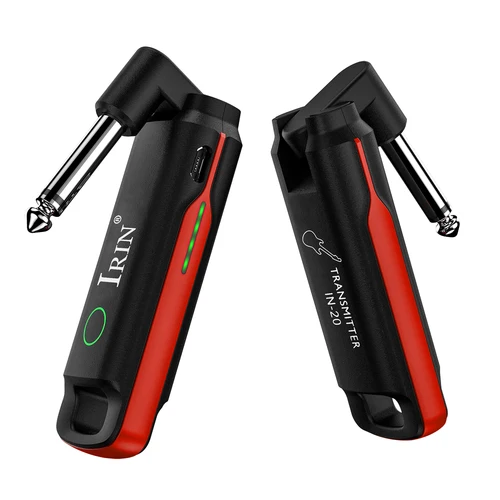 Imagen 2 del producto IRIN IN-70 sistema inalámbrico de guitarra transmisor receptor incorporado recargable UHF transmisor inalámbrico para bajo de guitarra eléctrica