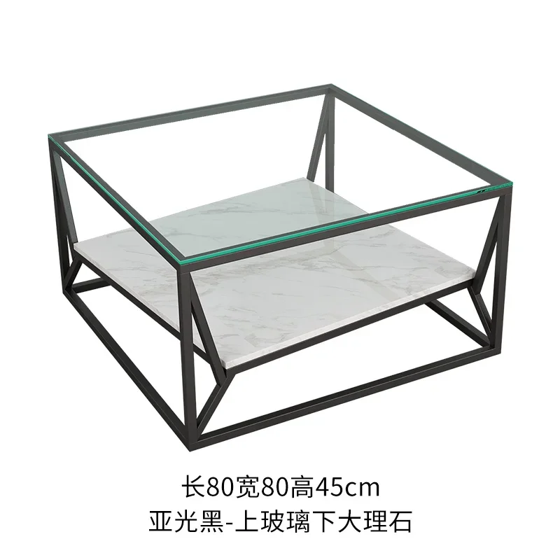 Living Room Cafe Tables Modern Simplicity Multifunctional Iron Art Coffee Table Creativity Cafe Furniture Salontafel