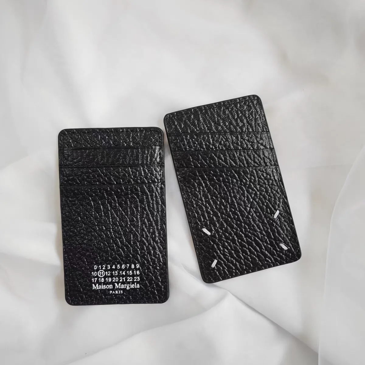 [Official Website in Stock] Maison   Card Holder 24 New Full-grain Leather Card Holder Men and Women