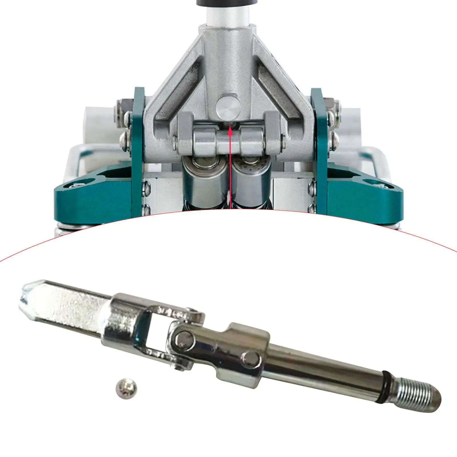 

Generic 2T Car Horizontal Jack Oil Pump Shaft Parts Sturdy Simple Installation Automotive Accessories Replacement Top 0.55inch