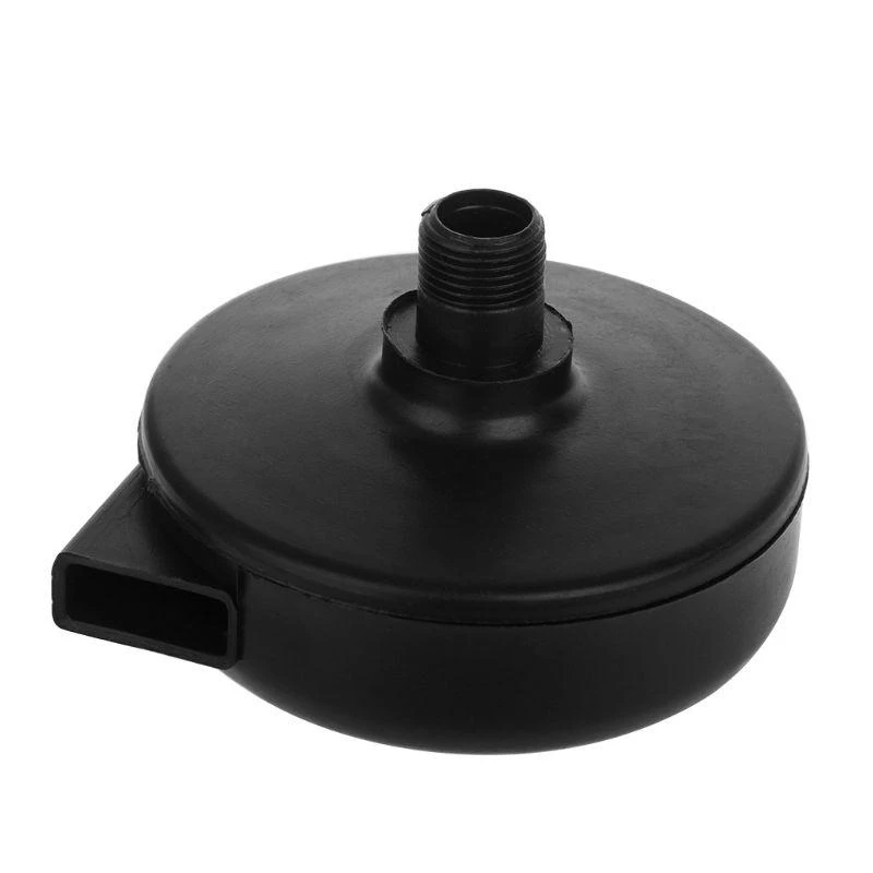 R1wa 16/20mm بلاستيك أسود ذكور ضوضاء العادم ملولبة كاتم الصوت مرشح كاتم الصوت