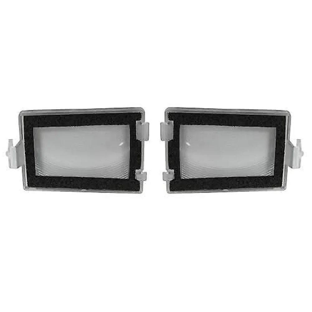 1 Pair Car Rear License Plate Light Lens Plastic For Jeep For Grand For Cherokee 2005-2010 68020954AB & 68020955AB Accessories