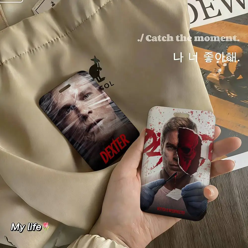 Dexter Morgan Character Lanyard For Keys Chain Credit Card Cover Pass Charm Straps ID Badge Holder Key Accessories Gifts