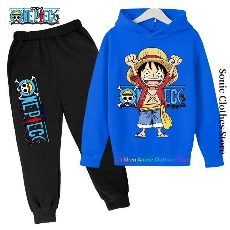 Sweats à capuche Anime One Piece pour enfants, pull Luffy, sweats à capuche respirants, manteau Hip Hop pour enfants, vêtements pour garçons, nouvelle mode