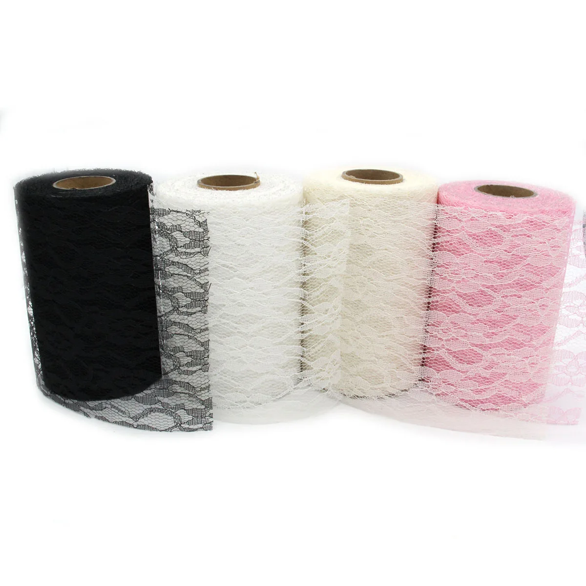 

22m Black Lace Ribbon Roll Lace Strip for DIY Crafts Wedding Decorating Gift Wrapping Sewing Scrapbooking Design