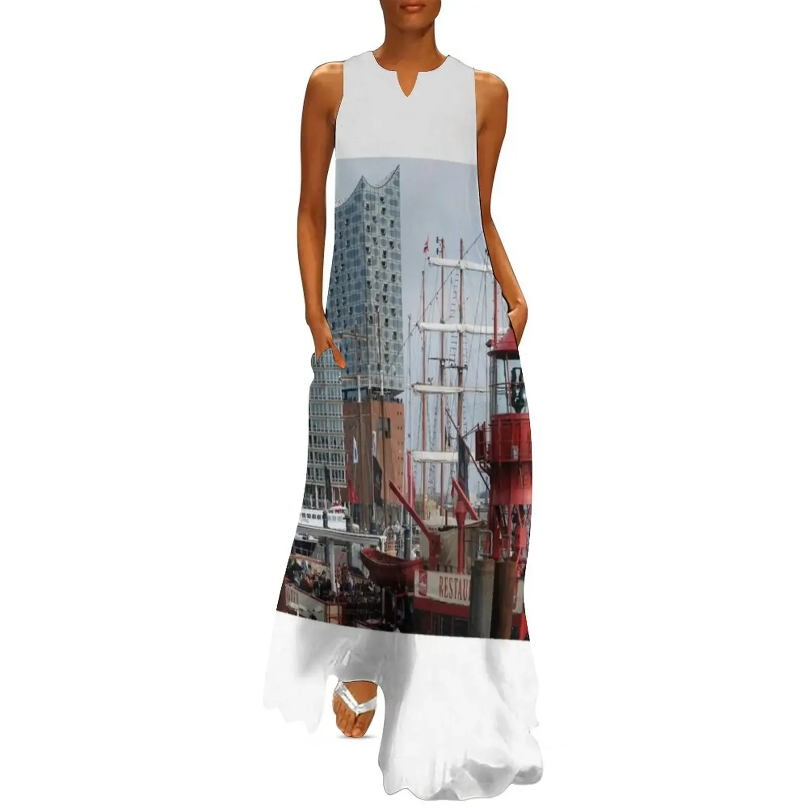 

Elbphilharmonie Hamburg Long Dress summer dresses women 2025 women dress Women long dress vintage