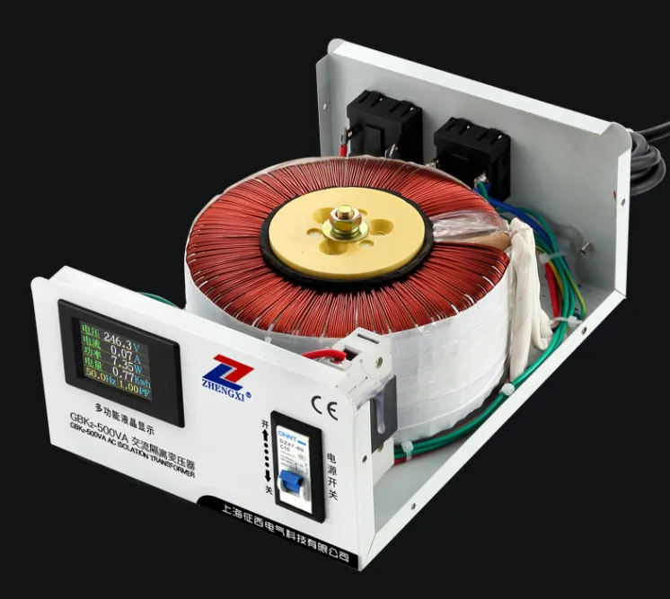 GBK-500VA isolation transformer 220v to 220v audio medical single-phase AC isolation power supply