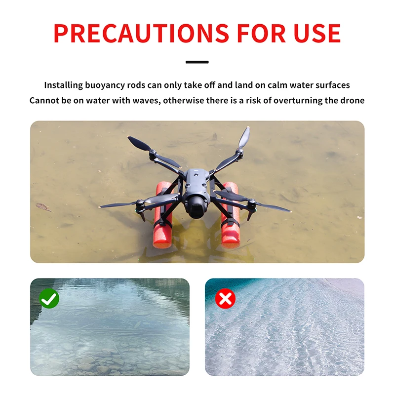 For DJI MAVIC 4 Pro Drone Landing Gear Float Training Kit Buoyancy Rod Bracket On Water Heighten Leg for DJI Mavic4pro Accessory view 3