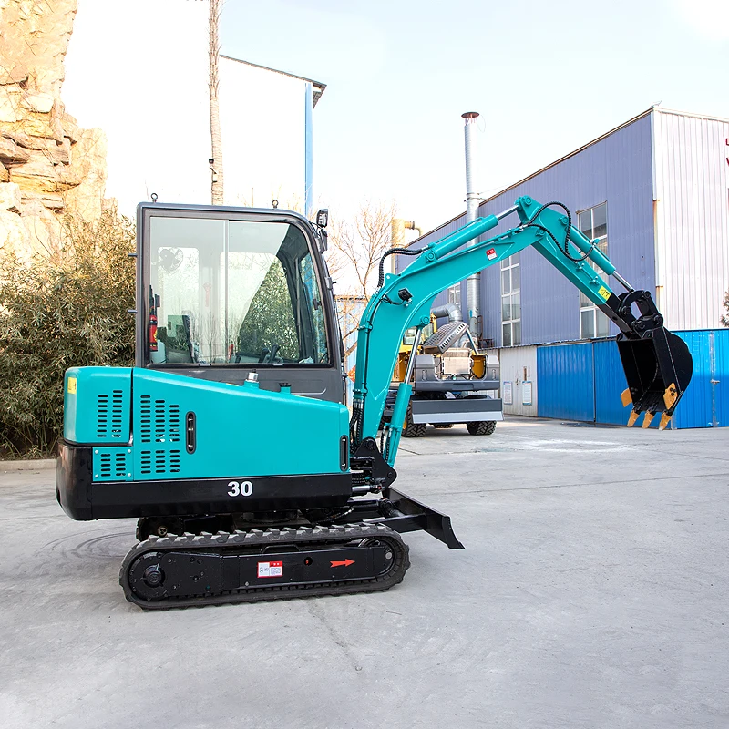 Diesel Engine Excavator Mini Digger 3t with Cab Construction Equipment Mini Excavator 3 ton Compact Bagger Custom