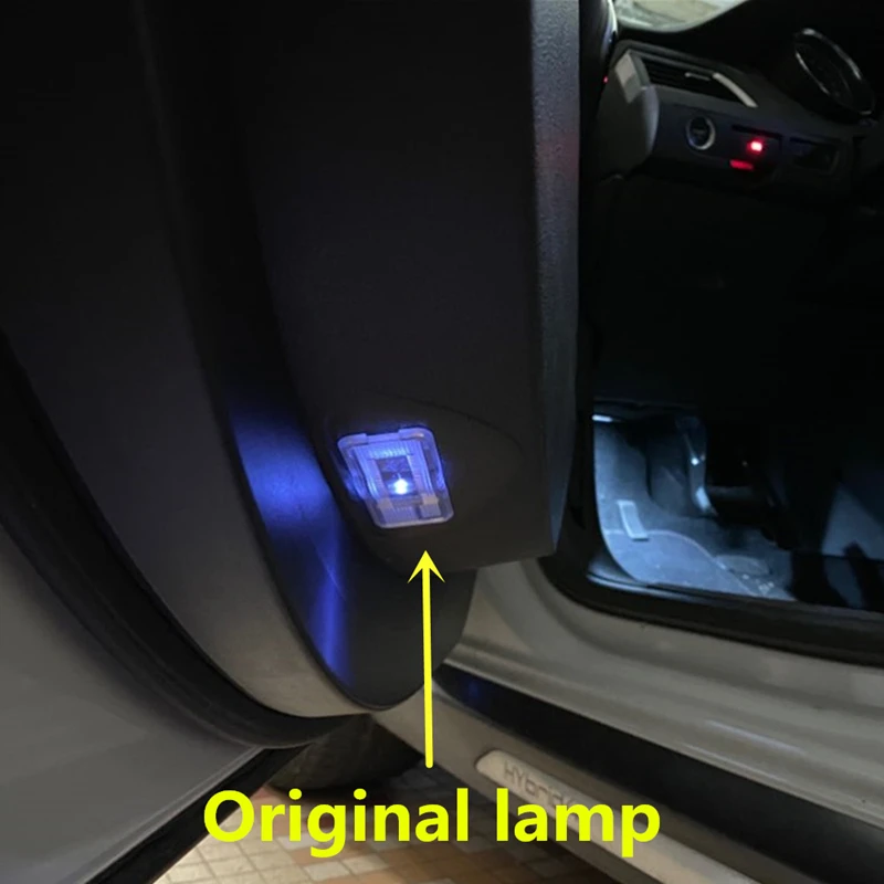 2Pcs LED Car Door Welcome Lights Logo Projector For Citroen C5 X7 II Ghost Shadow Lamp Courtesy Light Auto Decorative Accessory