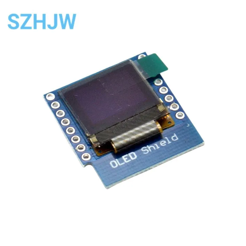 Écran d'affichage LCD LED OLED 0.66 pouces, Compatible avec WEMOS D1 MINI ESP32 64x48 0.66 pouces, module IIC I2C, 0.66 pouces