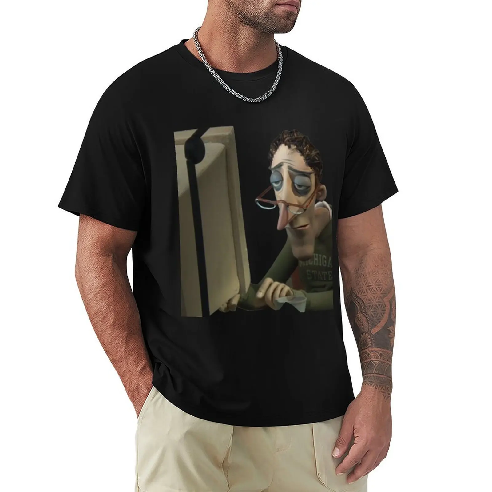 I Been Looking Like This Guy Lately T-Shirt Work Daily Short Sleeve Top