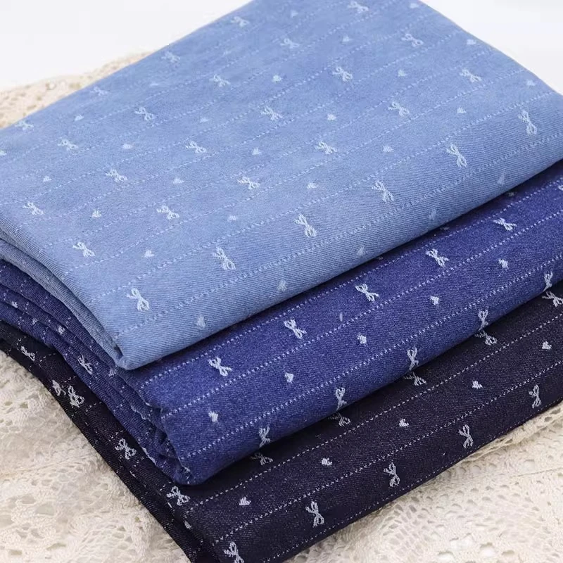 القوس الجاكار غسلها الدنيم النسيج الرجعية اليدوية DIY بها بنفسك لمصمم الملابس أكياس لينة عالية الجودة الخياطة اكسسوارات بالجملة #4