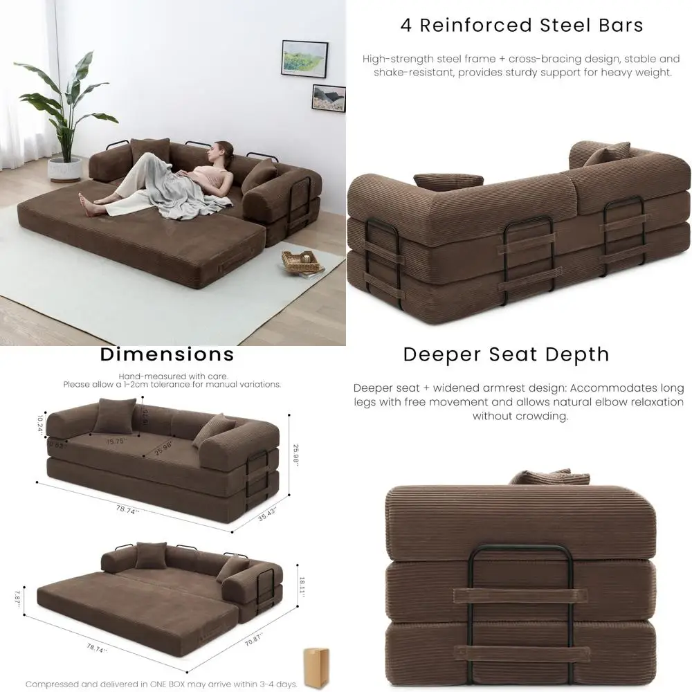 Folding Sleeper Sof… - image