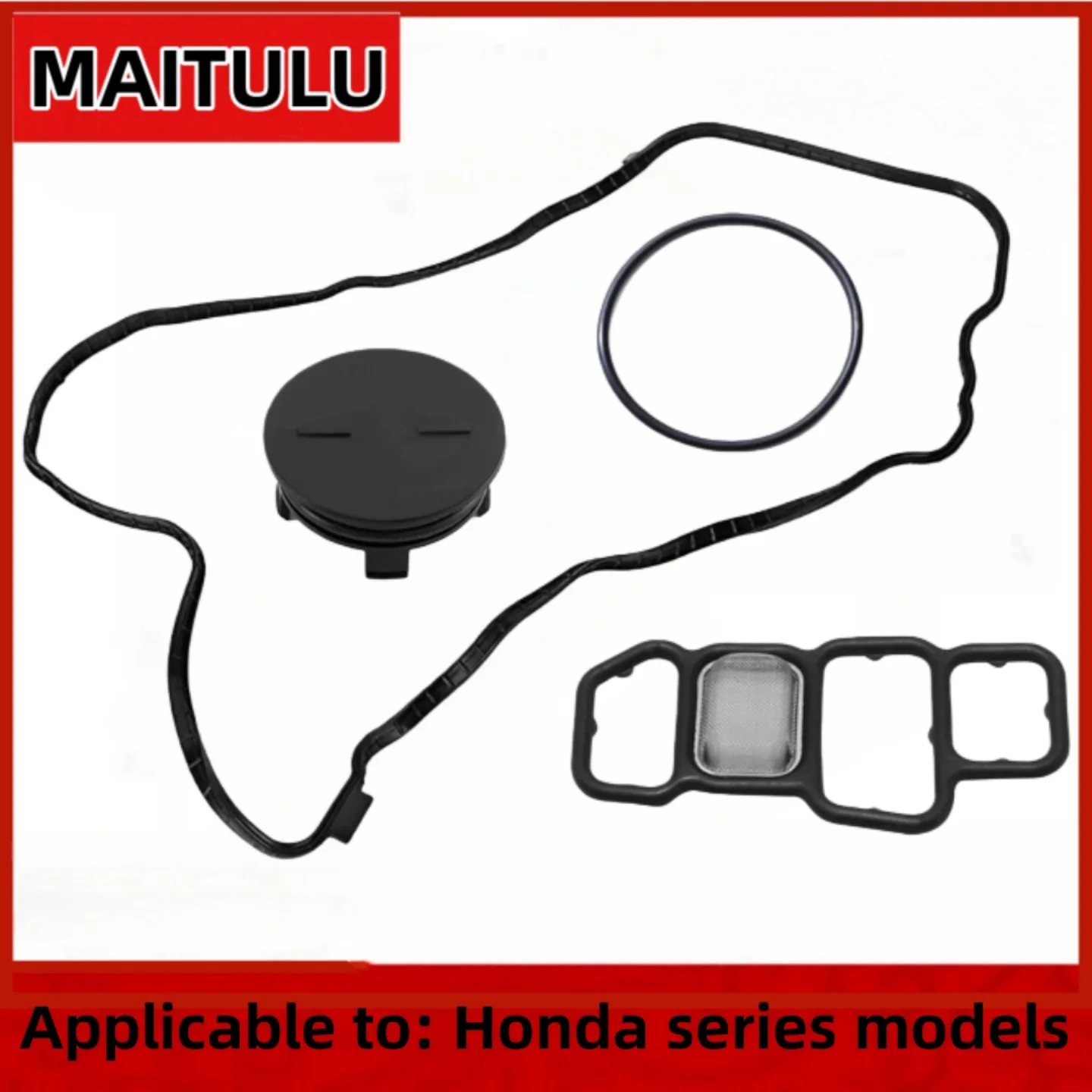 

15826-RNA-A01 Solenoid Spool Valve Filter Gasket for Civic 2006-2014 Accord 12513P72003 Engine Oil Leak Repair Kit 91302-REJ-W01