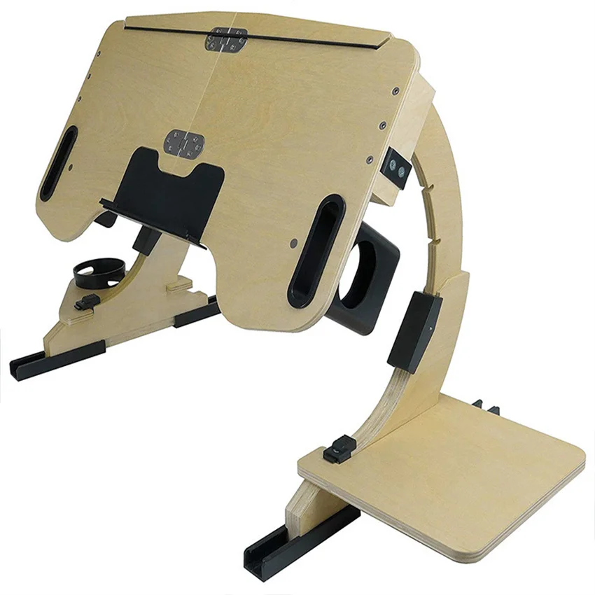 Mesa Portátil e Dobrável do Computador Mesa de Madeira Multiúso Ajustável Ergonômico Cama Mesa do Portátil