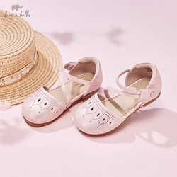 Dave Bella Children Princess Party Shoes for Girls 2025 New Fashion Summer Sandal Shoes Wedding Party Dress Shoes  DB2252222