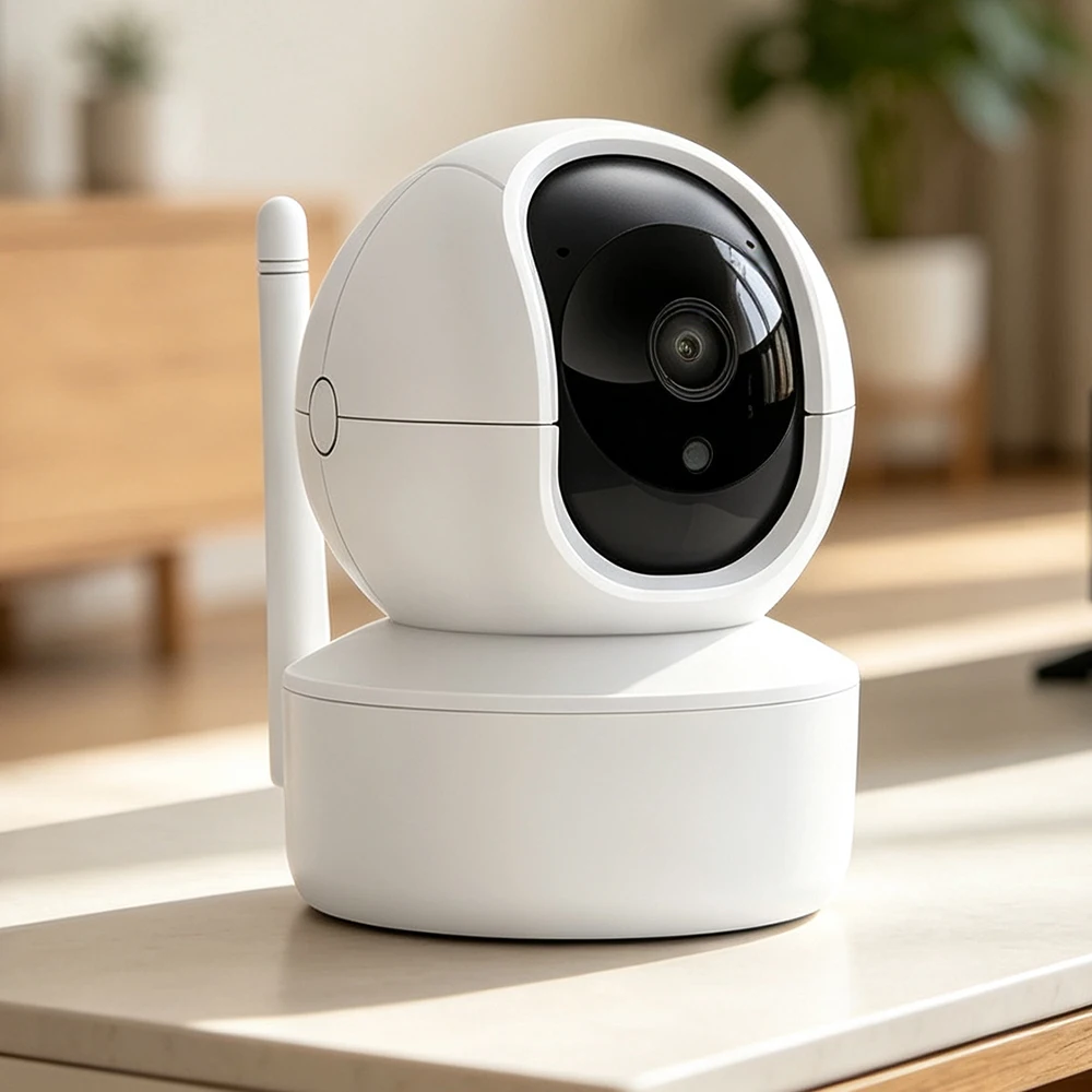 Smart Indoor 5MP PTZ Surveillance Camera 2.4/5GHz Dual WiFi & LAN Connection AI Human Tracking 2-Way Audio IR Night Vision CamHi