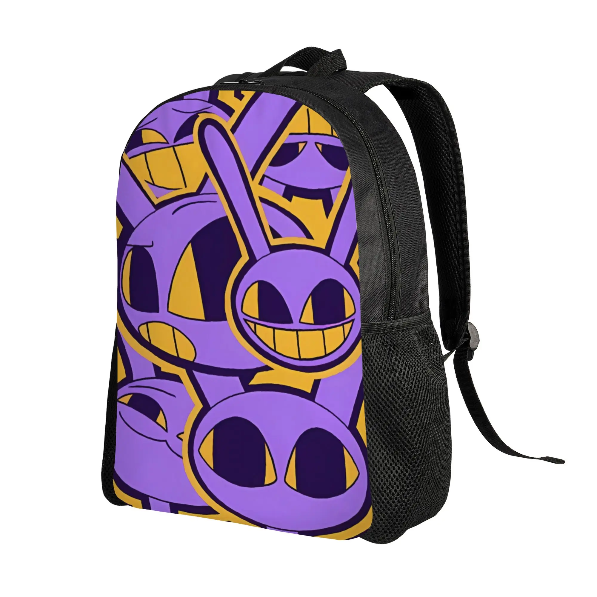 Jax Cartoon Digitals Circus Thermal Backpack  Men Polyester Travel Backpacks Large Kawaii High School Bags Rucksack