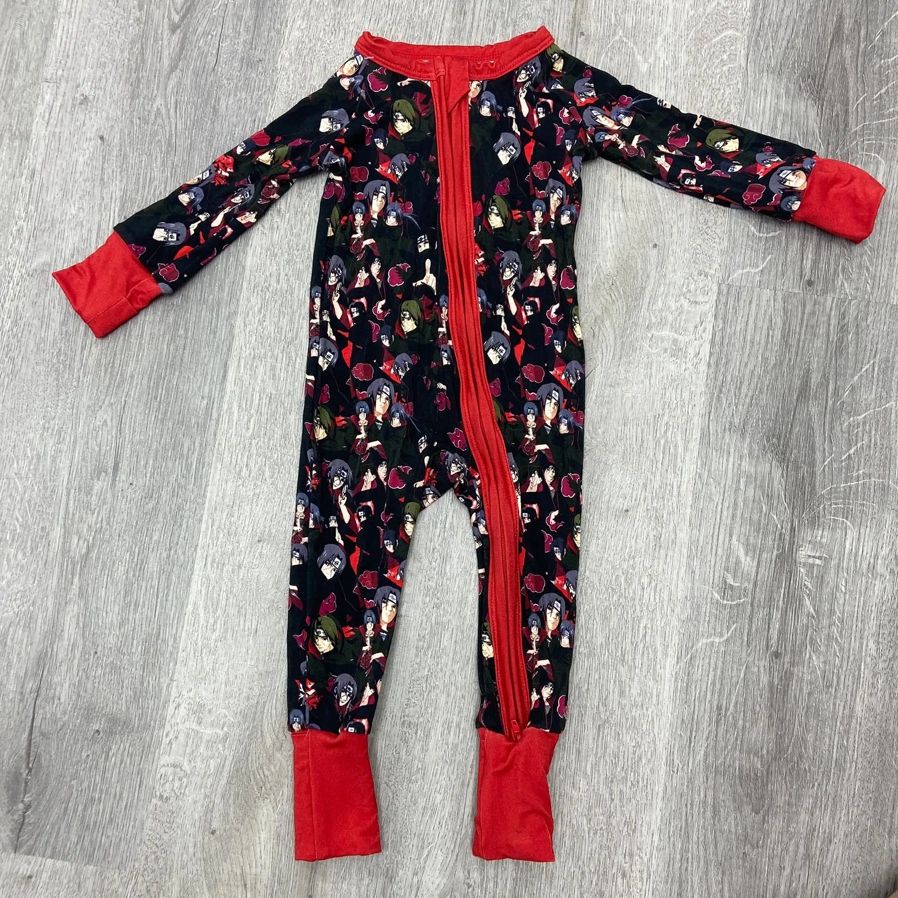 3-6M Breathable 95% Bamboo Fabric Toddler Boys Girls Rompers Long Sleeve Newborn Zipper Jumpsuit Infant Sleep Pajamas Clothes