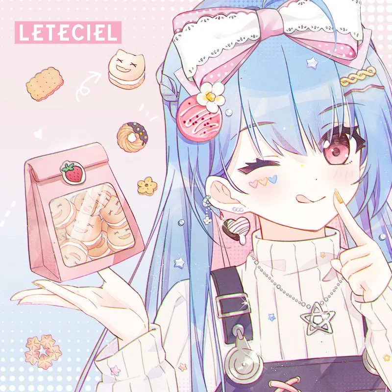 LETECIEL COOKIE Wireless Earbuds Active Noise Cancellation Support Game Music Mode Switching Low Latency Headphones