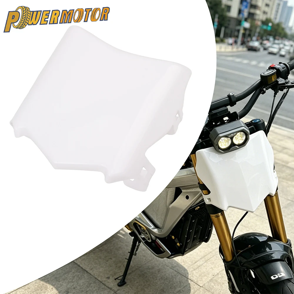 

Motorcycle Front Number White Plate Plastic Fairing Cover For Surron Light BeeS X Talaria StingQ20 Stark Varg MX Motocross Parts