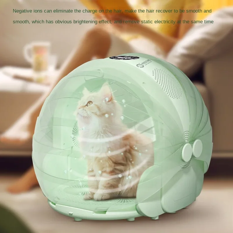 

Pet drying box, foldable dryer, cat, household dog bathing, hair dryer, water blowing intelligence, fully automatic