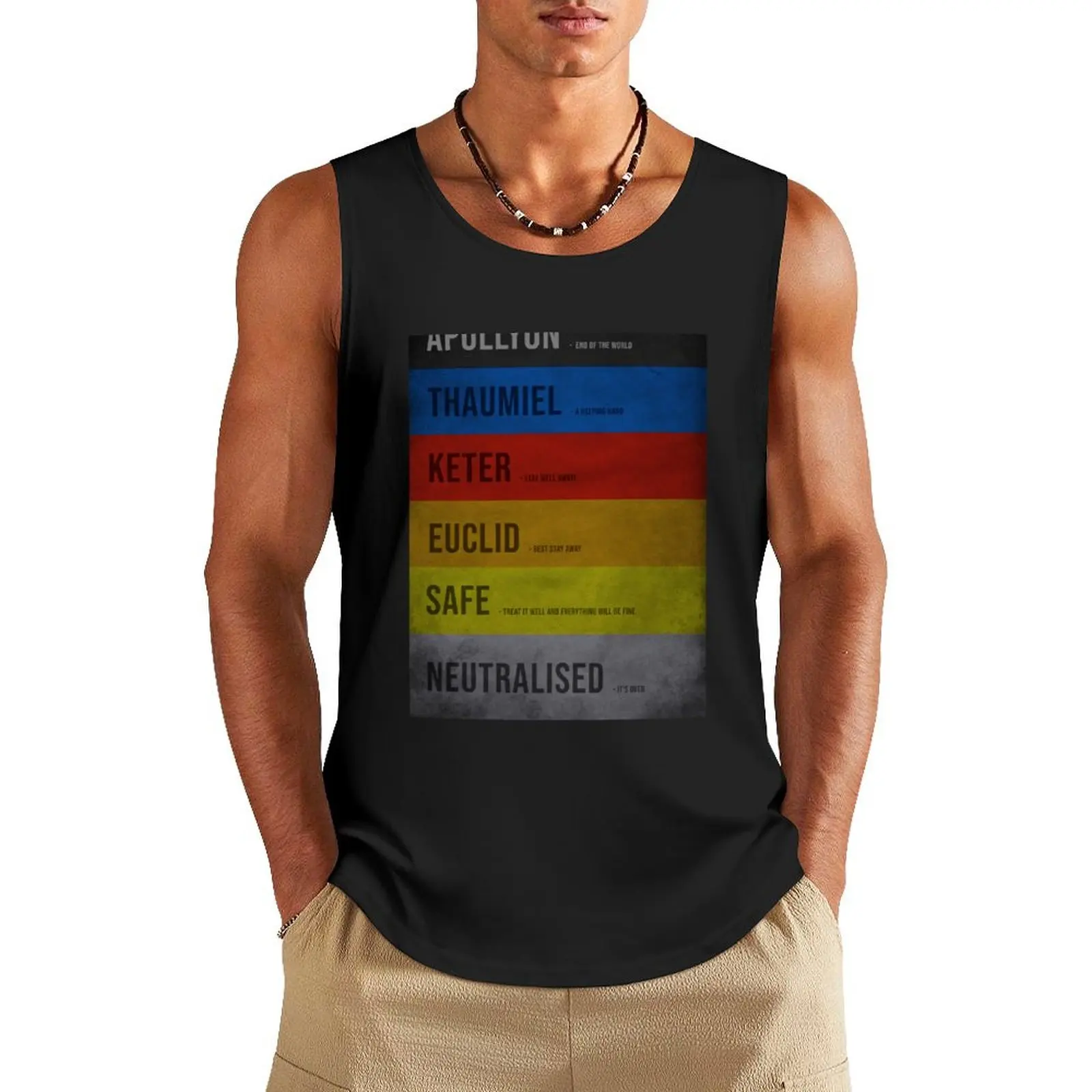 Мужская летняя майка с коротким рукавом