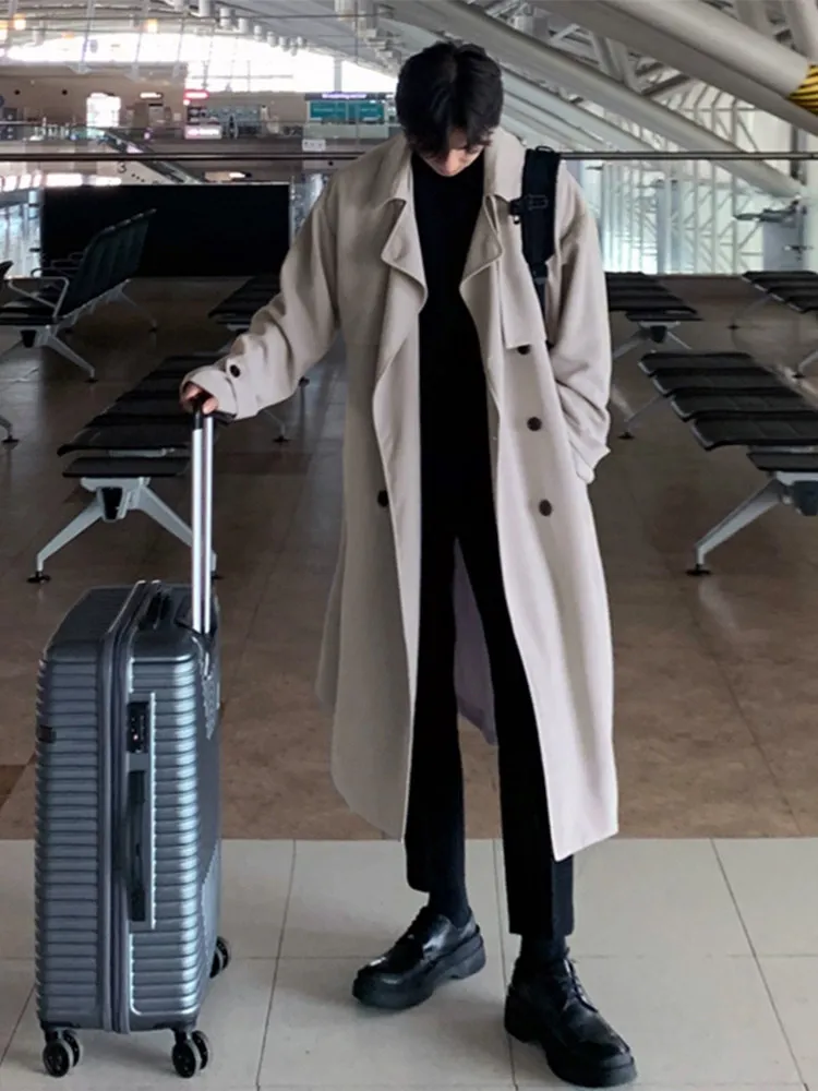 

Мужские тренчи для ночных клубов, баров, танцев, в стиле панк, с молнией, из кожи, светоотражающие, уникальные, однотонные, BF-стиль