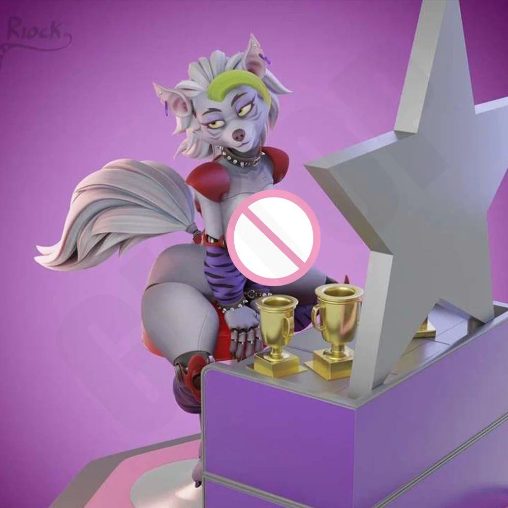 

Sexy Wolf Roxy Fox NSFW 1/24 Scale Resin Figure Model Kit Diorama Unassembled Unpainted Doll 3D Printing DIY Statue Crafts Toy