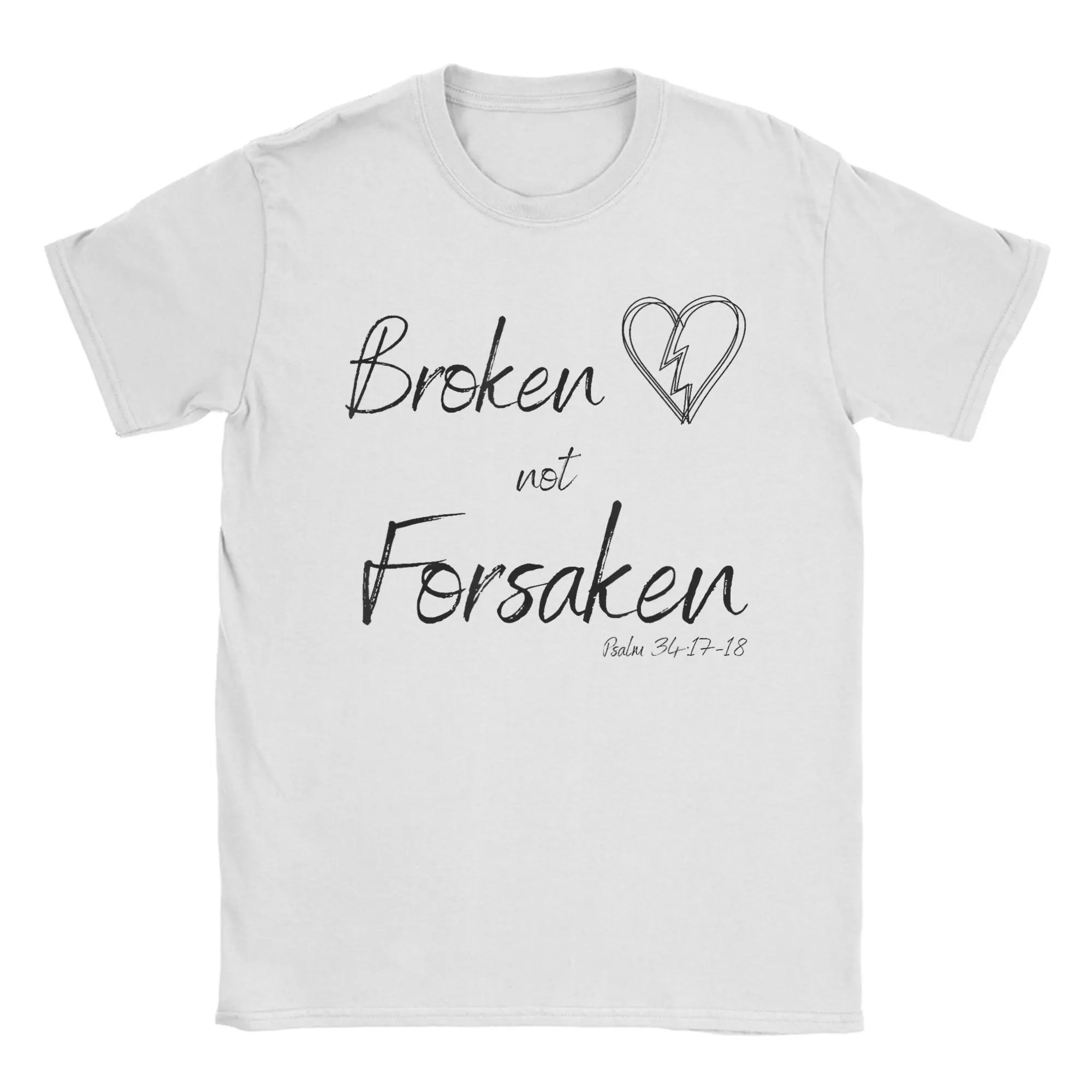 تي شيرت ملهم مكسور غير مهترئ للرجال 100% قطن موضة للذكور تي شيرت برقبة دائرية تي شيرت بأكمام قصيرة 6XL