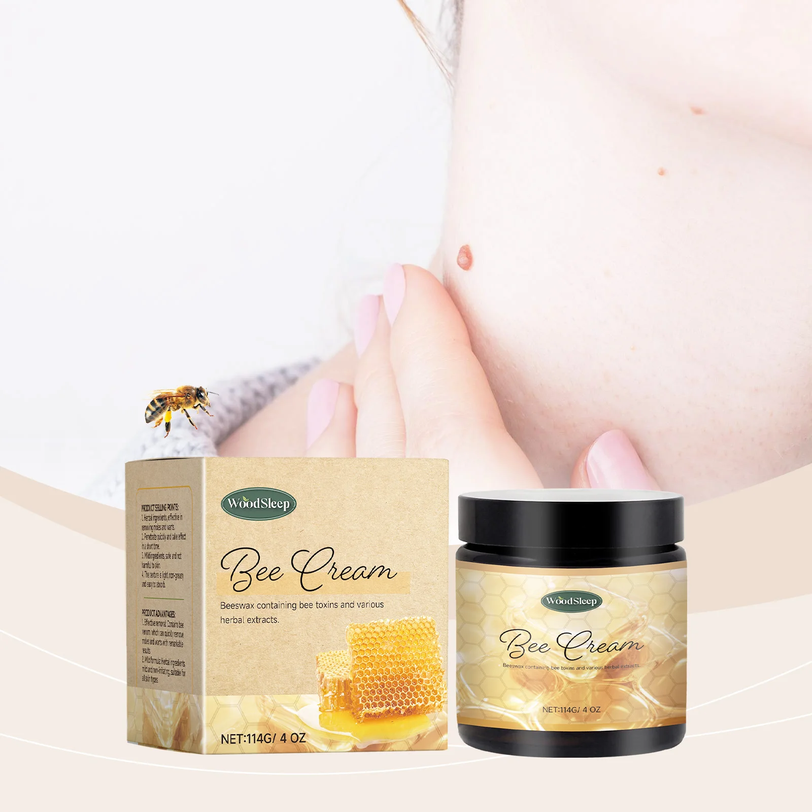 

Крем Woodsleep Bee Venom — очищающий кожу, увлажняющий, нежный и восстанавливающий крем для ухода за телом